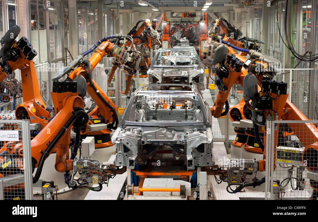 Audi – Fabbrica di automobili 🚗 Produzione ⚙ Montaggio Impianti Robot