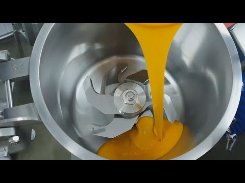 Come fare la salsa di maionese, linea di produzione estremamente moderna Fabbrica di lavorazione della maionese!!!